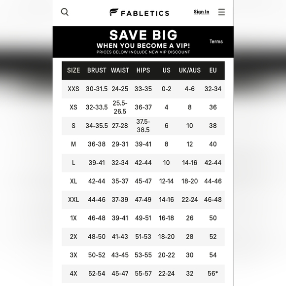 NWT Fabletics Limited Edition 7/8 Leggings - Picture 5 of 5